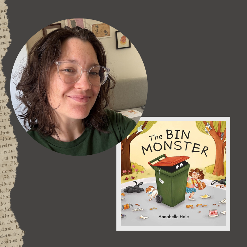 Author face and book cover